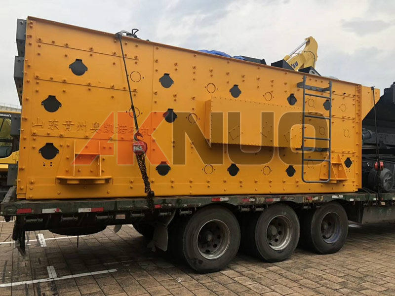 移動水平篩分設備 移動水平篩分設備