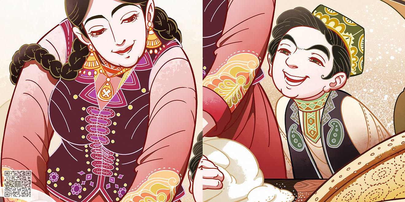 中糧面業(yè)面粉包裝設(shè)計與插畫繪制